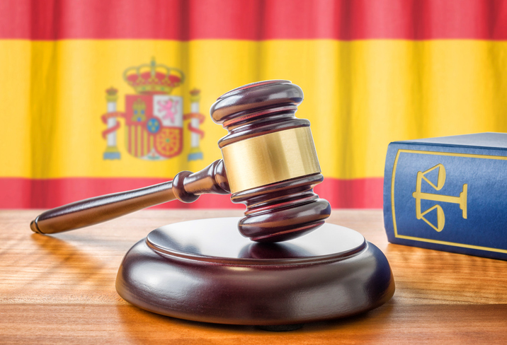 Gavel and a law book - Spain
