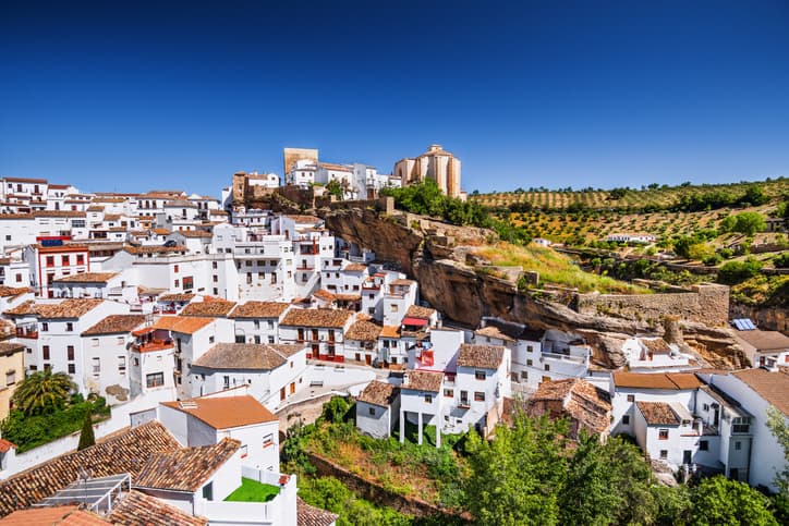 View of a village in Spain